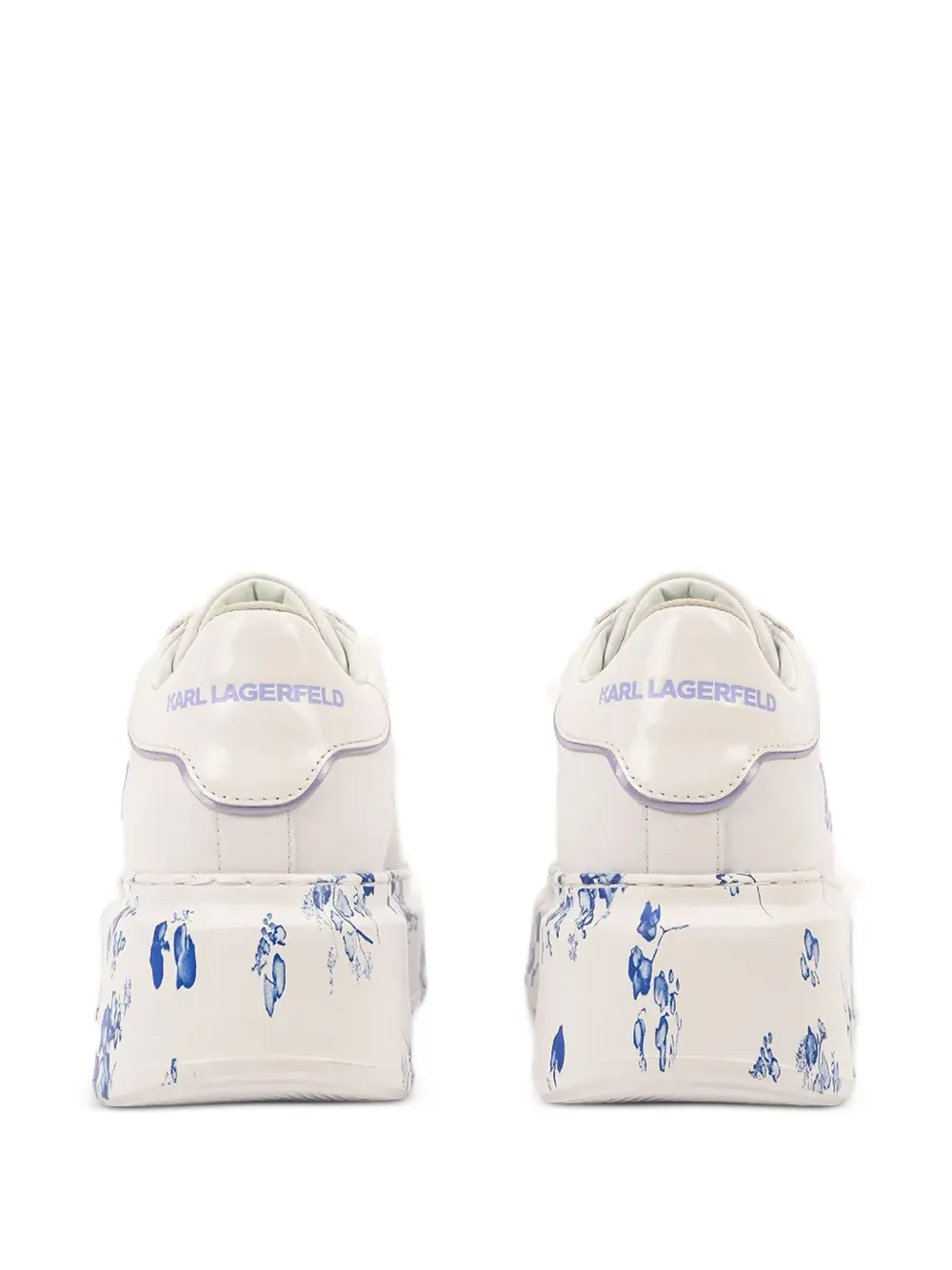 Karl Lagerfeld Sneakers met plateauzool Wit