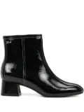 Karl Lagerfeld patent-leather boots - Black