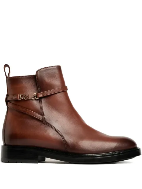 Karl Lagerfeld BLAKE strap-detail boots