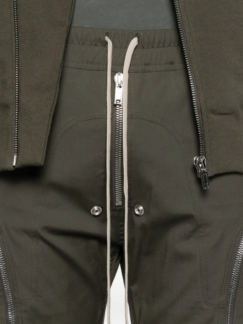 Rick Owens Cargo broek met rits Groen