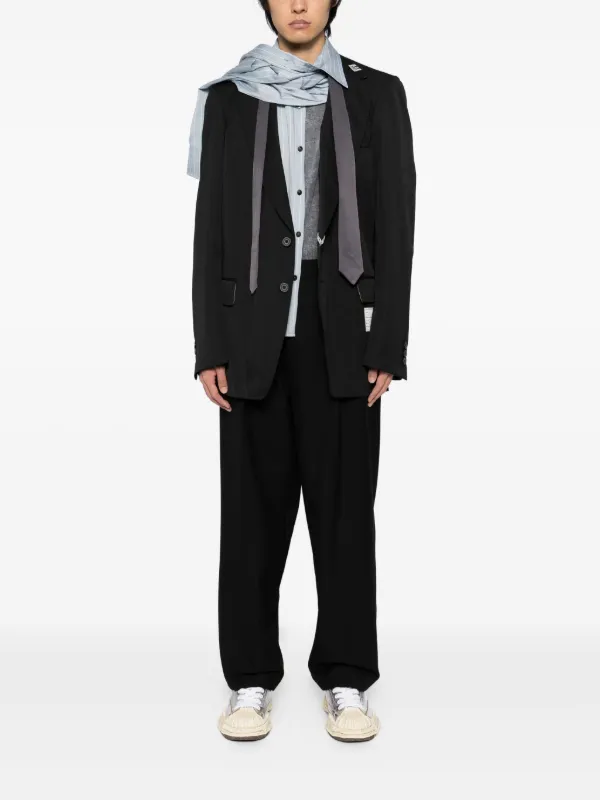 Maison MIHARA YASUHIRO レイヤード ジャケット | ブラック