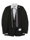 Maison MIHARA YASUHIRO mix-layered jacket - Black
