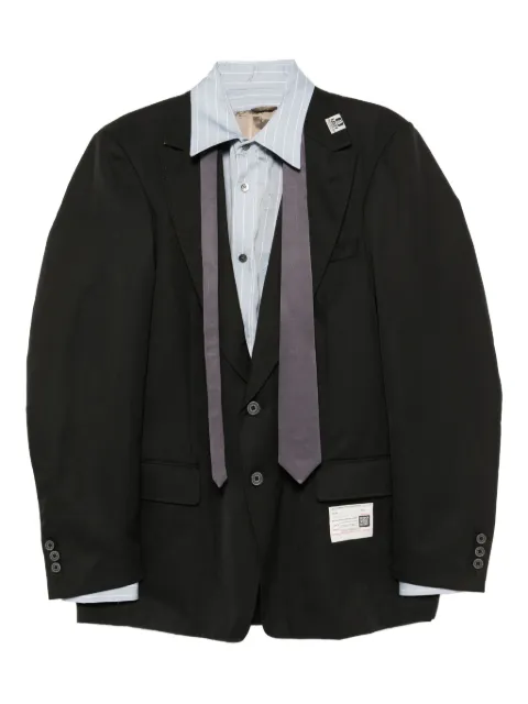 Maison MIHARA YASUHIRO mix-layered jacket