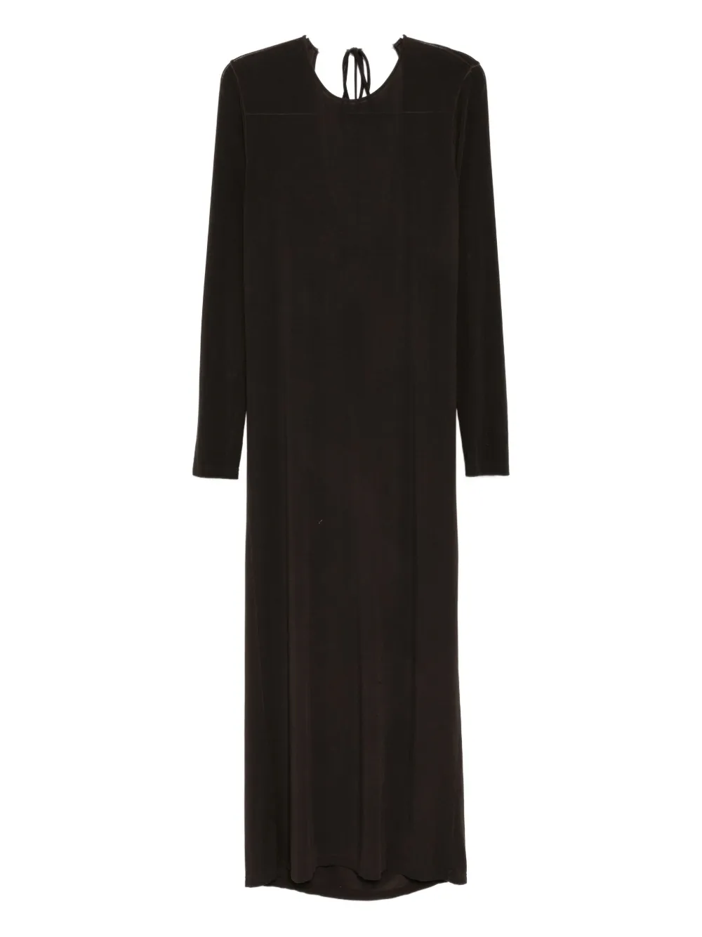 Uma Wang Scoop-back Dress In Brown