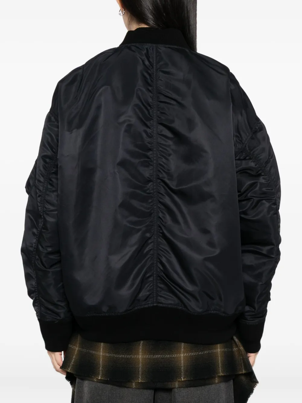 Maison MIHARA YASUHIRO Bomberjack met logopatch Grijs