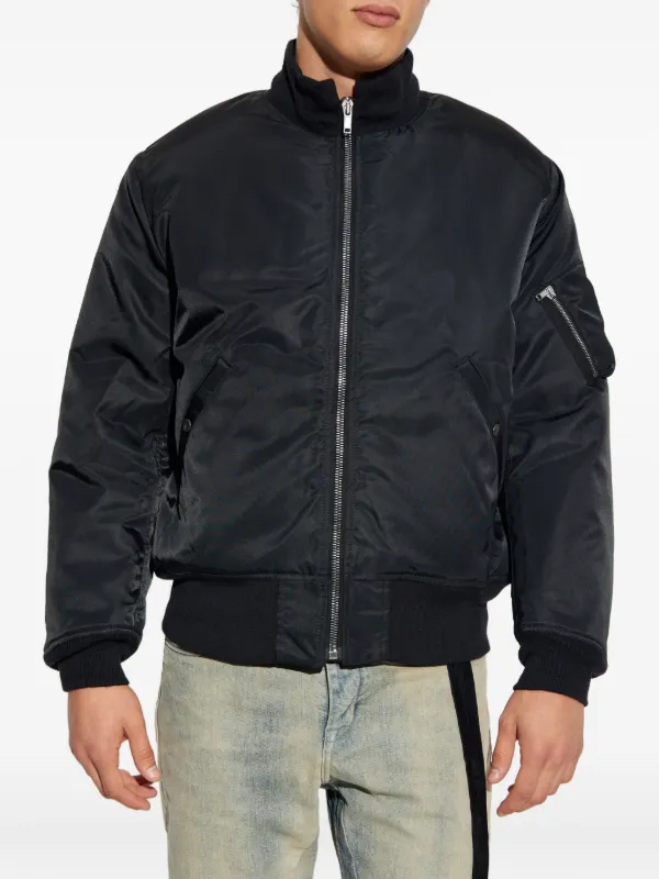 Rick Owens DRKSHDW zip-fastening Bomber Jacket | Black