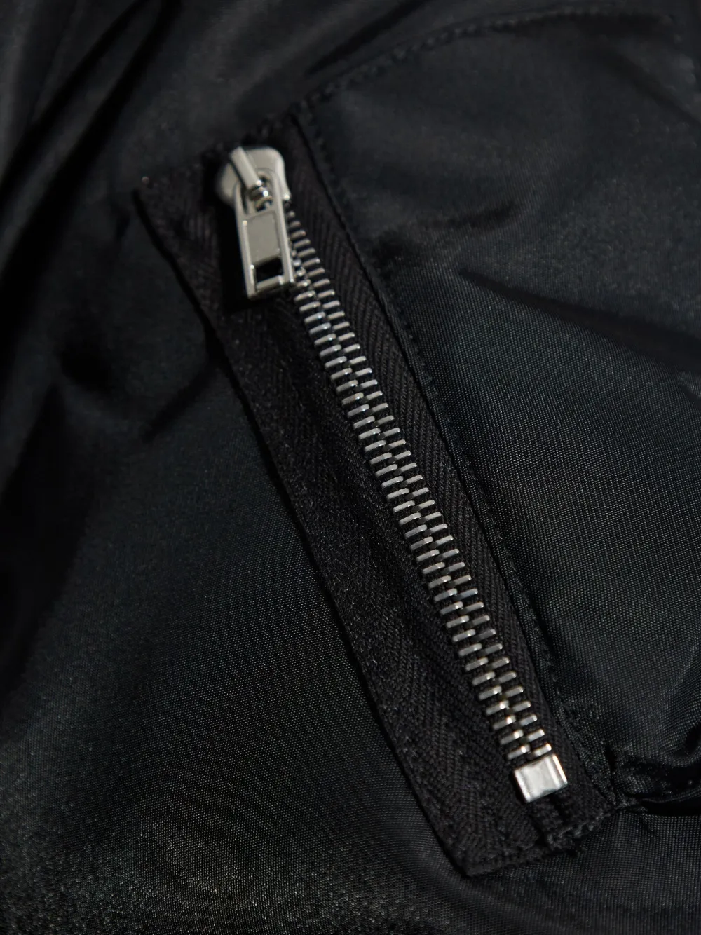 Rick Owens DRKSHDW zip-fastening bomber jacket Zwart