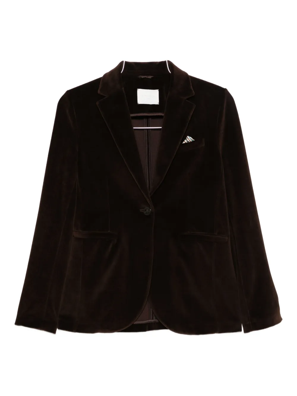 Circolo 1901 velvet blazer Bruin