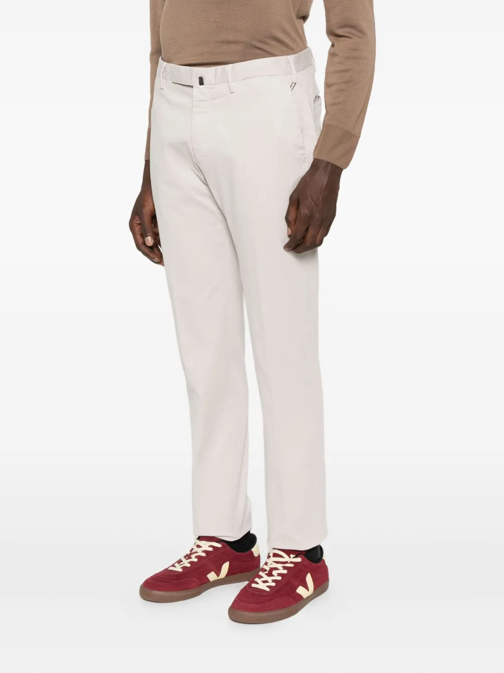 Incotex Katoenen broek Beige