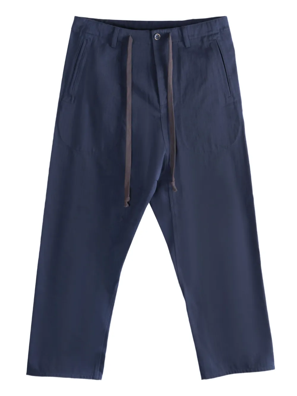 Uma Wang drawstring pocket trousers Blauw