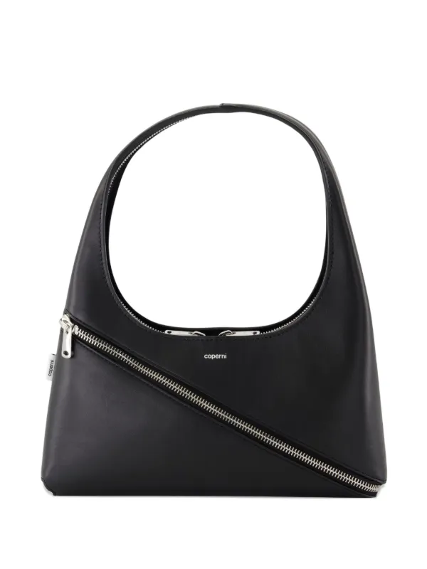 Coperni ショルダーバッグ Coperni レザーショルダーバッグ | ブラック | FARFETCH JP