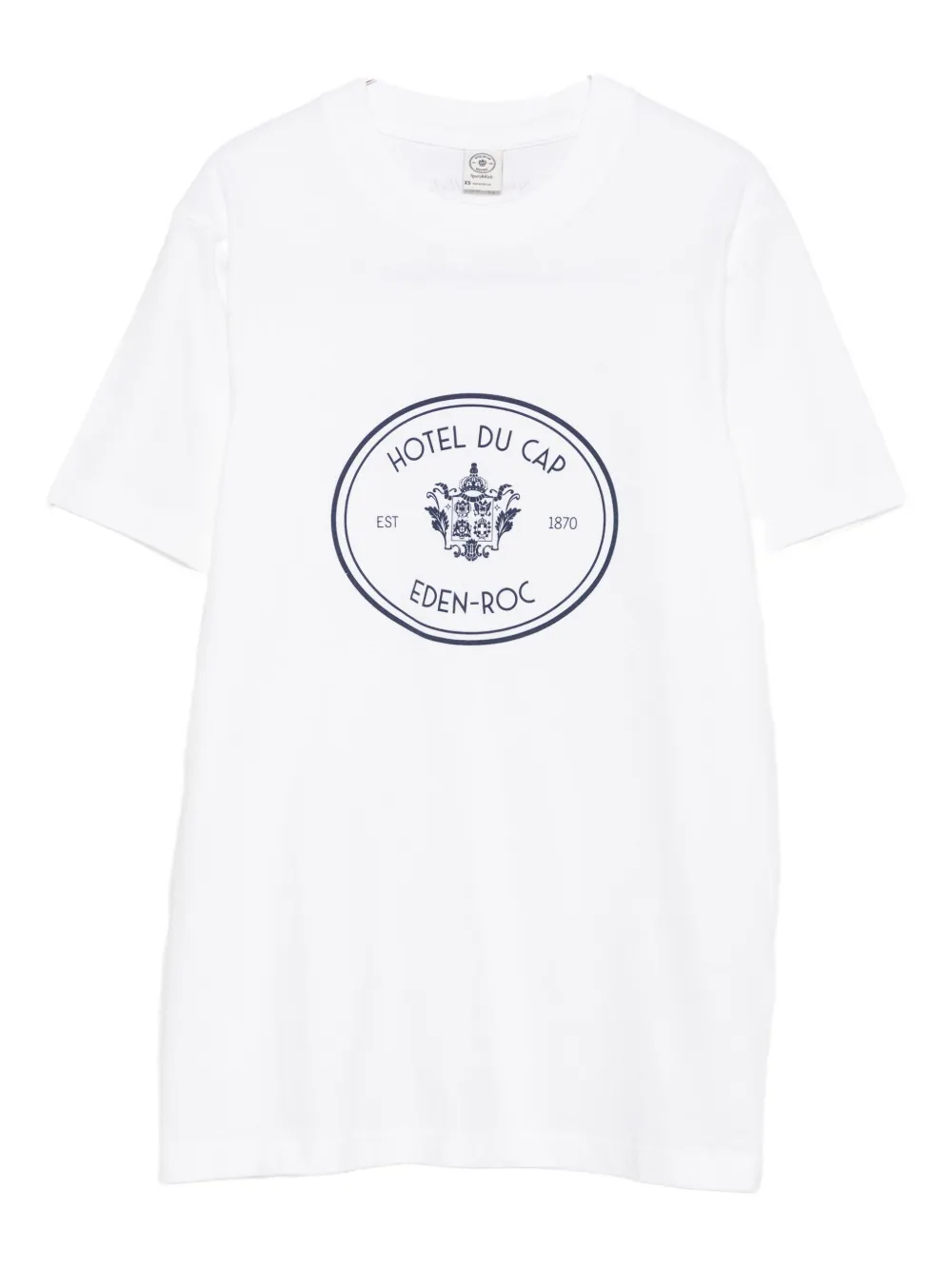 Sporty And Rich Eden Roc Crest T-shirt In White