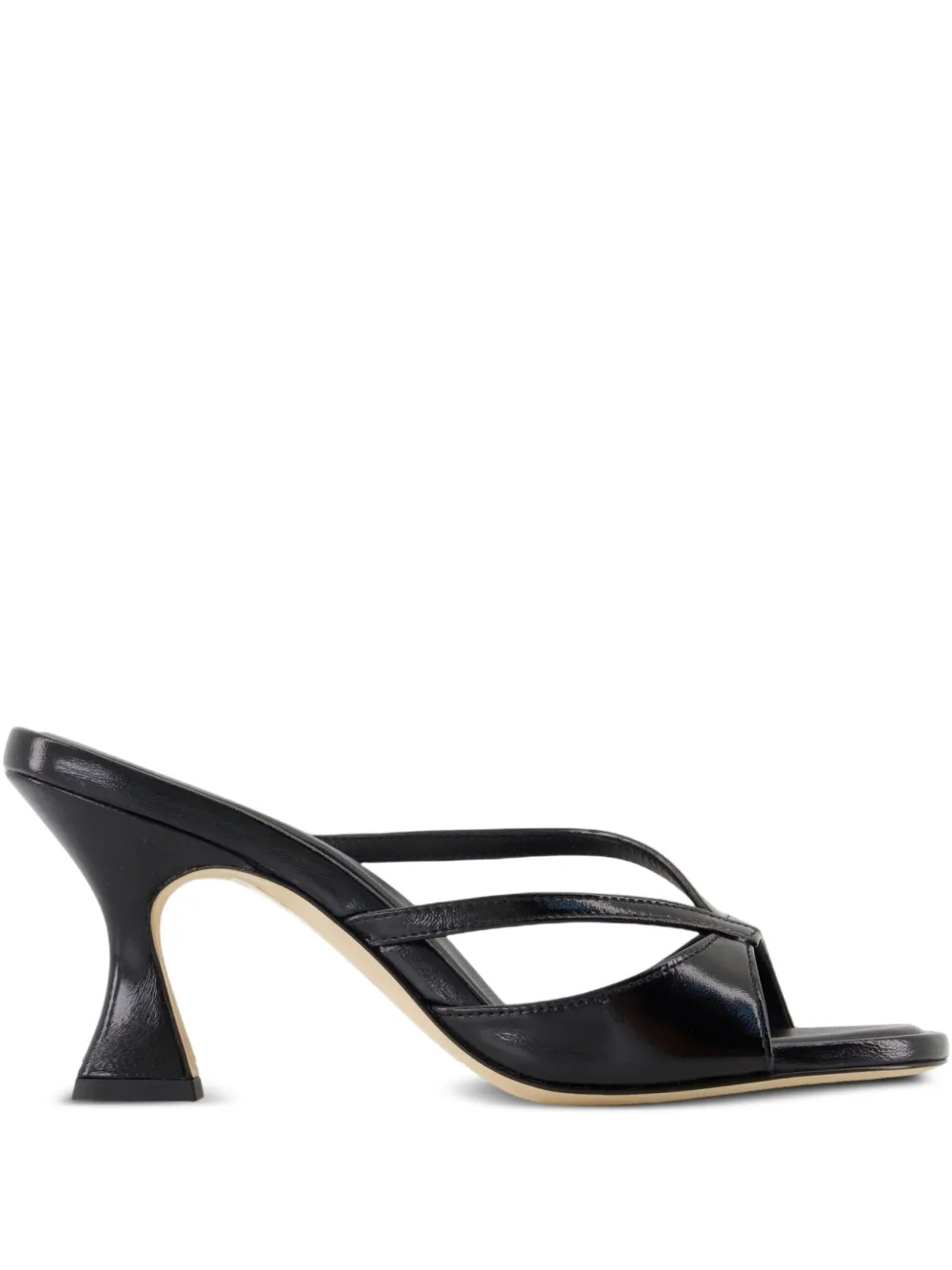 Carel Paris sculpted-heel cross-strap sandals - Nero