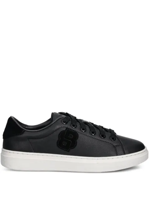 BOSS logo-plaque lace-up sneakers