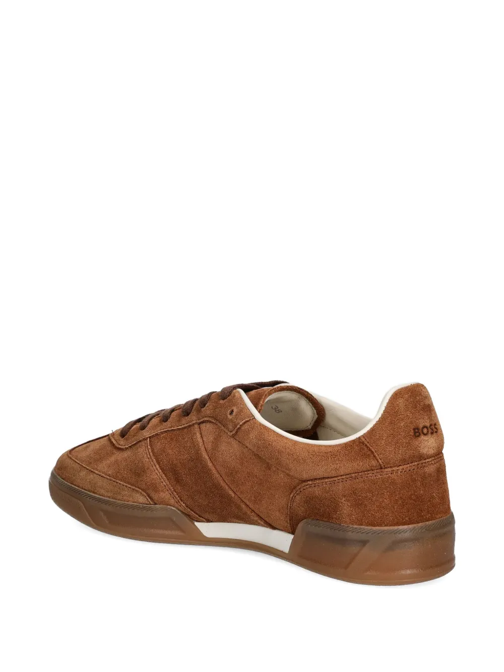 Hugo Boss Boss Brenta Low Top Sneaker In Brown