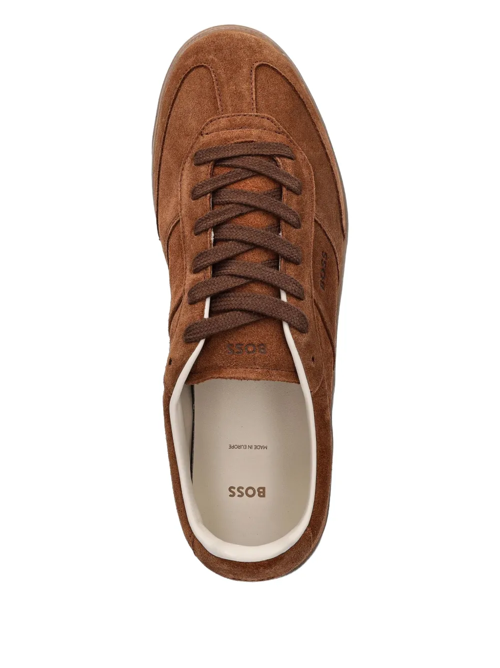 Hugo Boss Boss Brenta Low Top Sneaker In Brown
