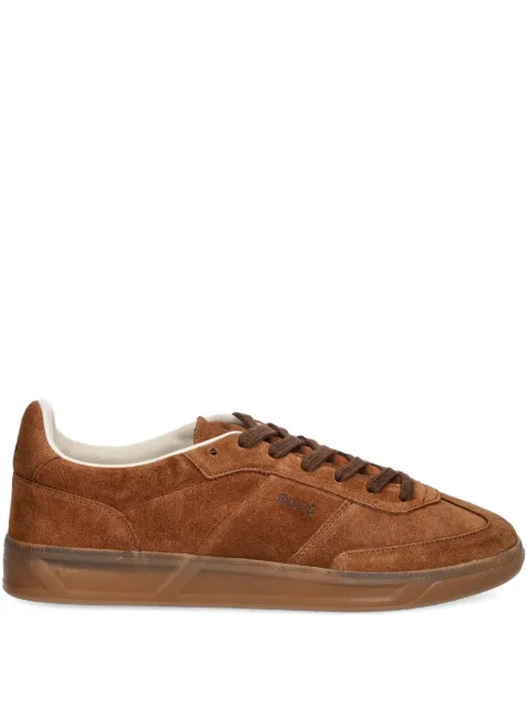 BOSS Sneakers aus Wildleder mit Logo-Detail
