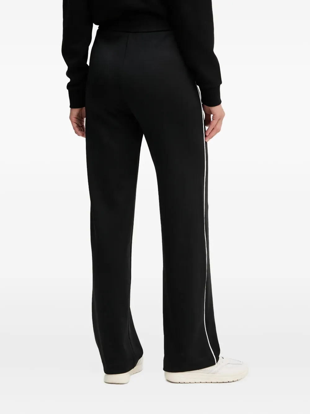 Hugo Boss Side-stripe Trousers In Black