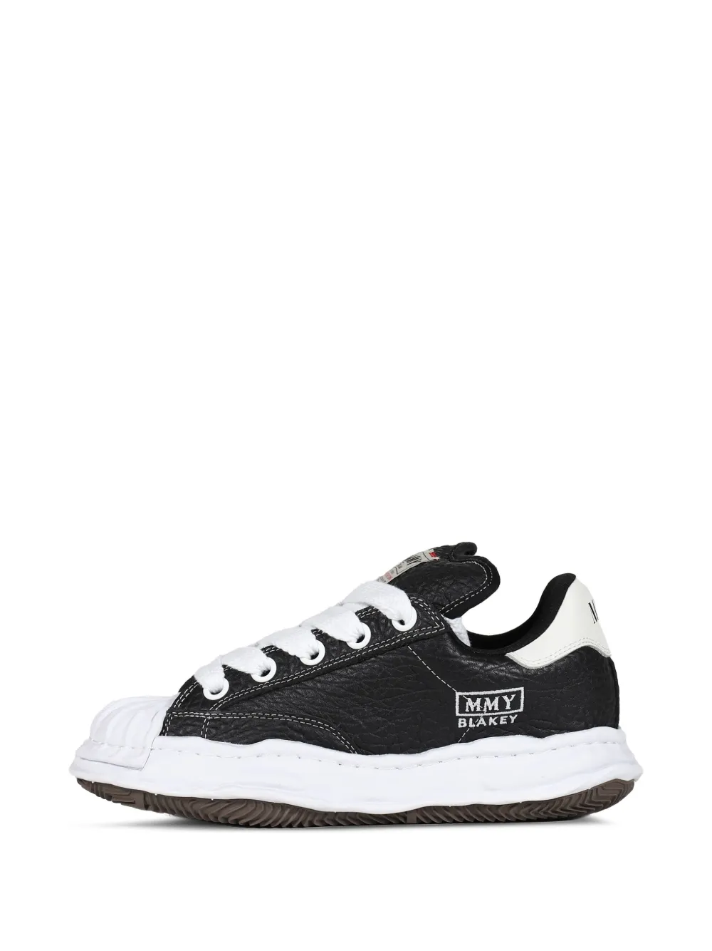 Maison MIHARA YASUHIRO Blakey leather lace-up sneakers Black