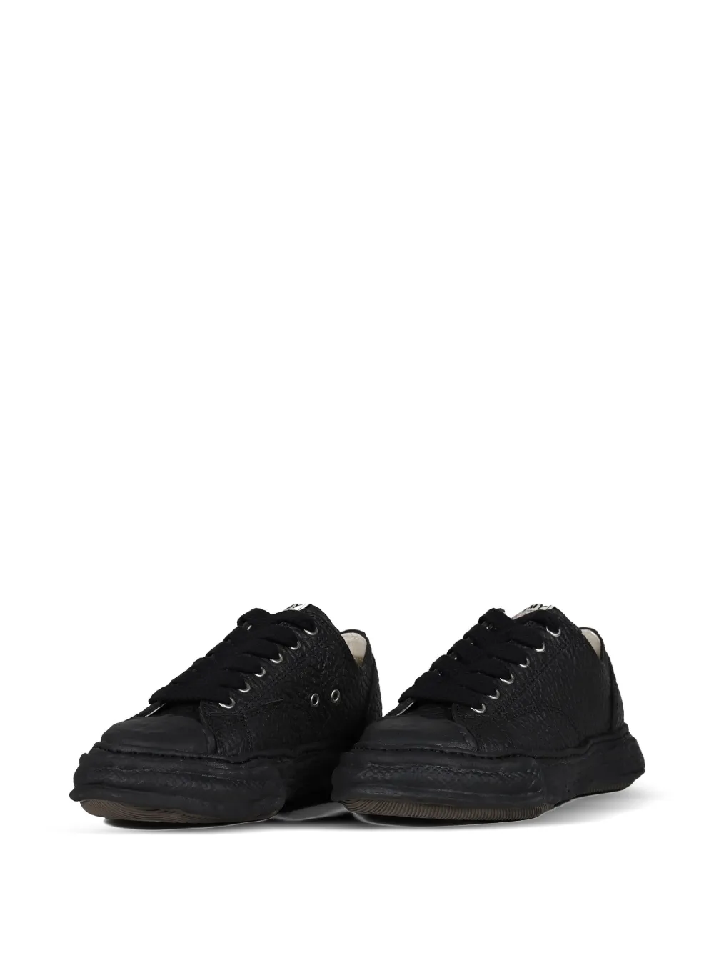 Maison MIHARA YASUHIRO Peterson textured lace-up sneakers | Low-Tops | Image 2