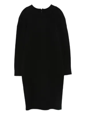 chinese dress ladies Koami Black Mesh Long-Sleeve Ruched Maxi Dress With High Split – Club L  London main image 1
