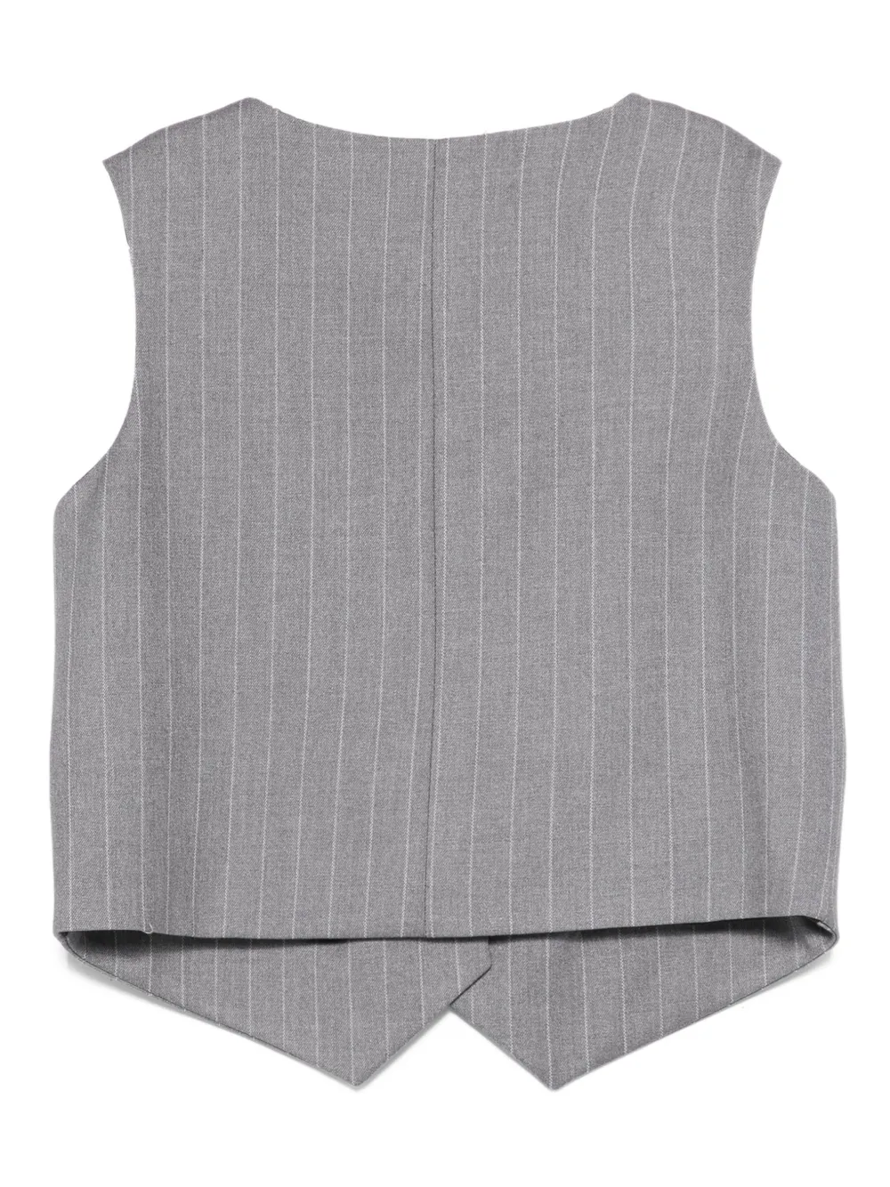 John Richmond Junior Gilet verfraaid met krijtstreep Blauw