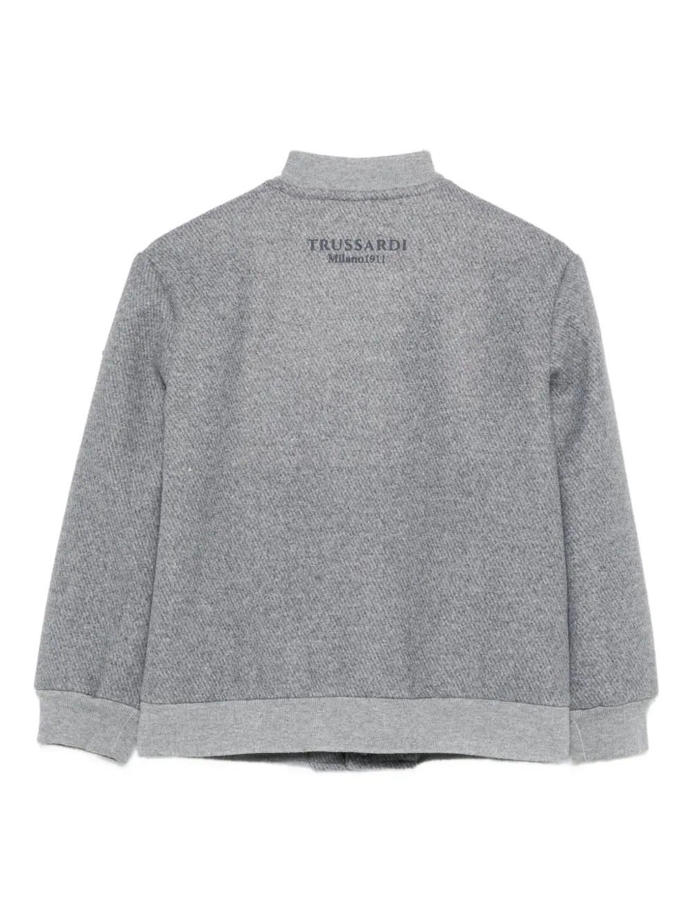 TRUSSARDI JUNIOR Bomberjack met textuur en zak Grijs
