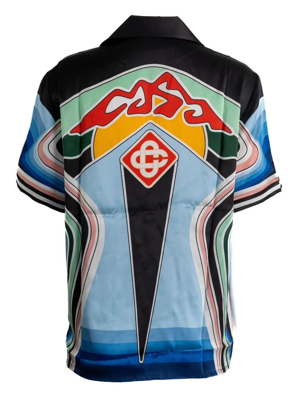 Casablanca graphic-print shirt - Zwart