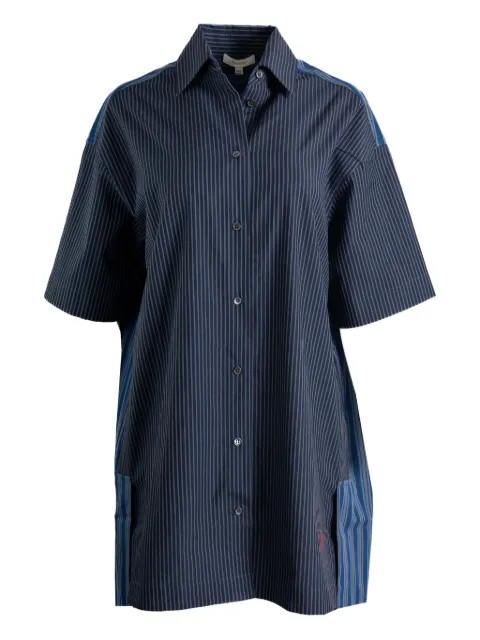 JW Anderson striped shirt mini dress