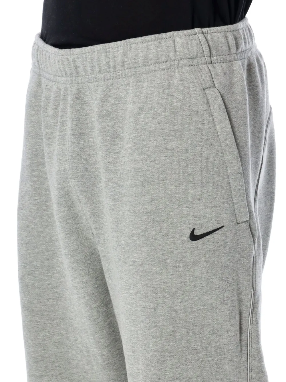 Nike Fleece trainingsbroek met elastische cuffs Grijs