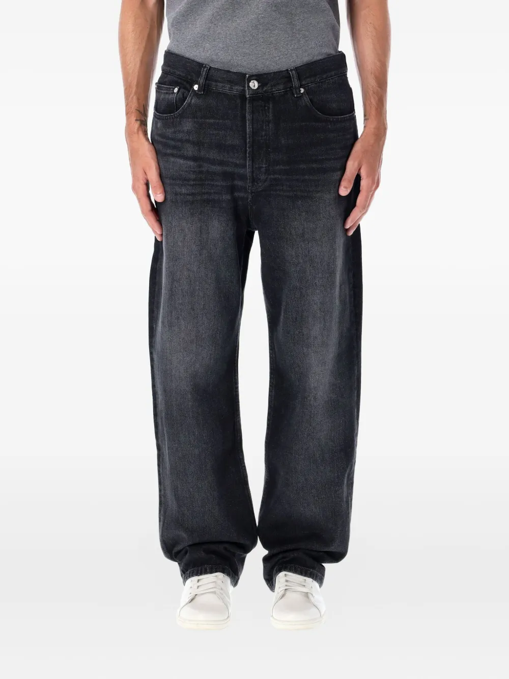 A.P.C. Solar katoenen jeans met vijf zakken Zwart