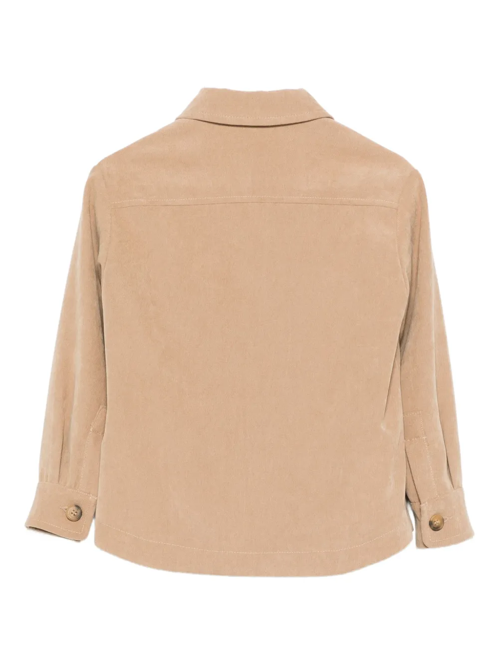 TRUSSARDI JUNIOR Shirt met klepzak en knoopsluiting Beige