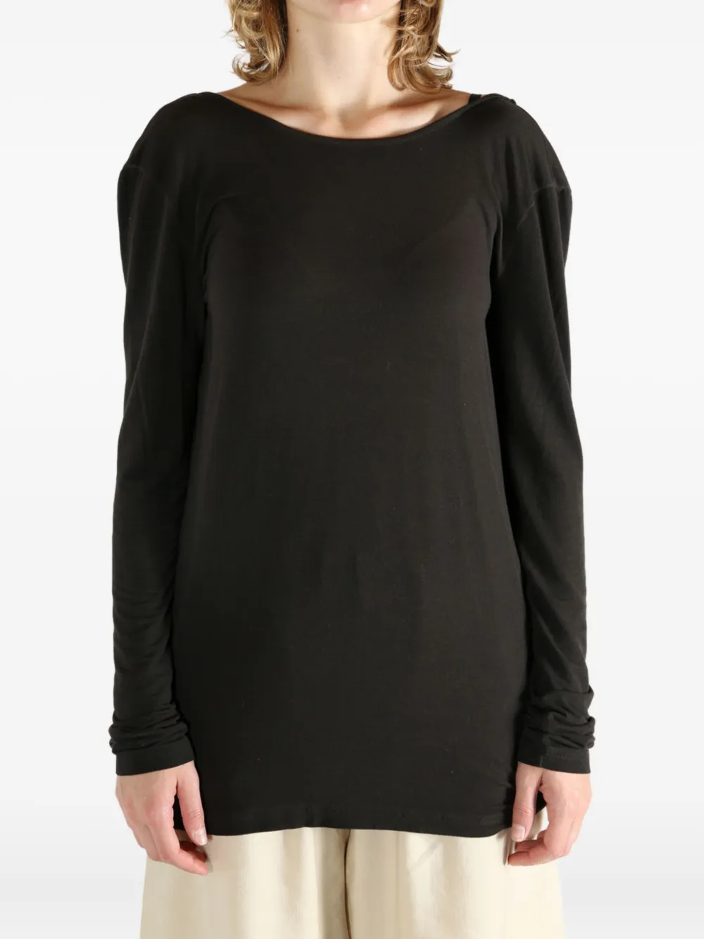 Uma Wang long-sleeve T-shirt | Black | Image 1