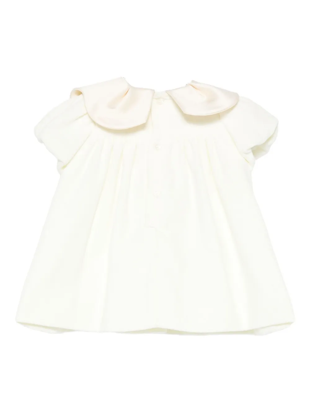 La Stupenderia ruffled-collar dress set (set of two) - Beige