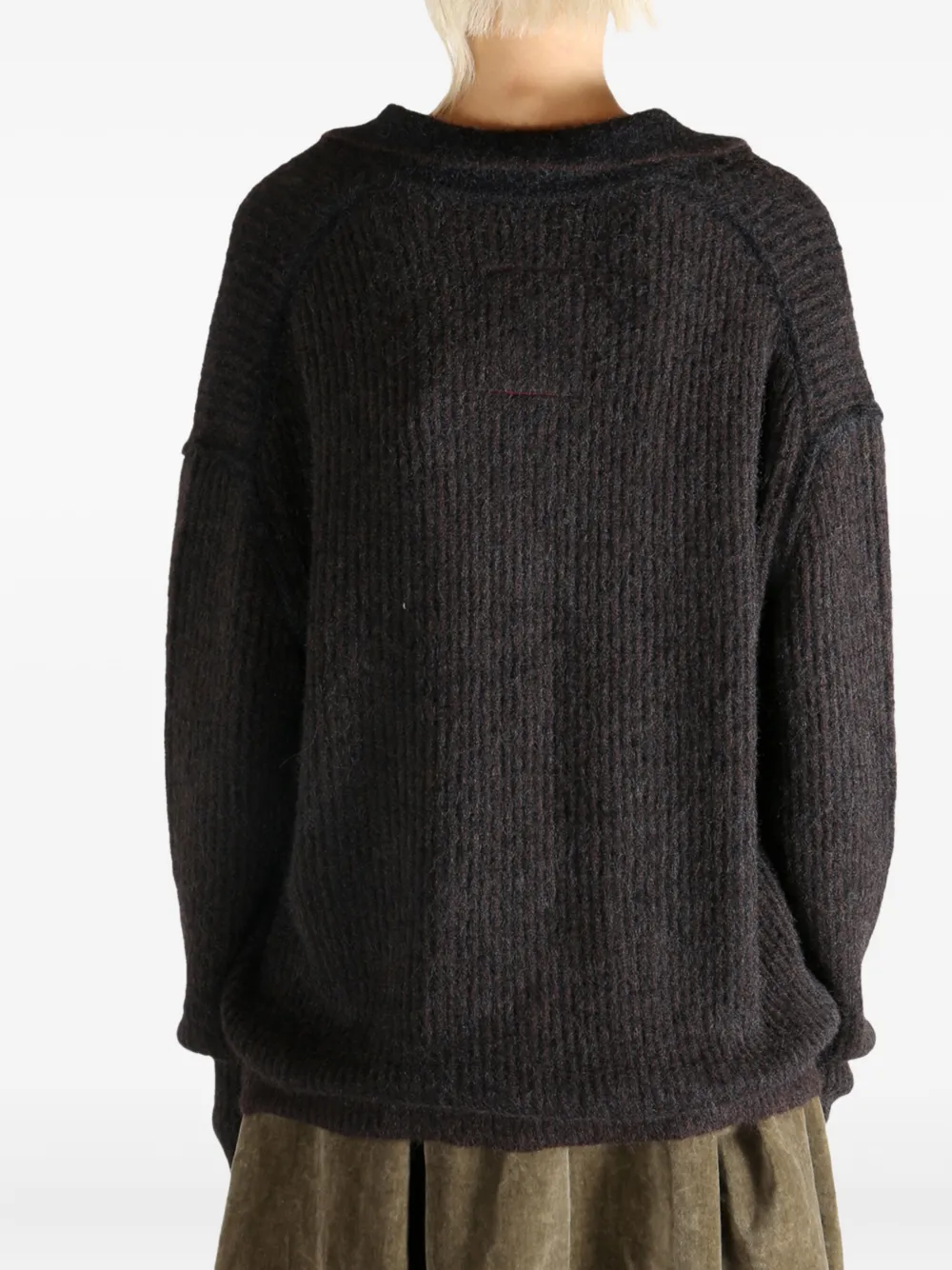 Uma Wang polo-neck sweater Bruin
