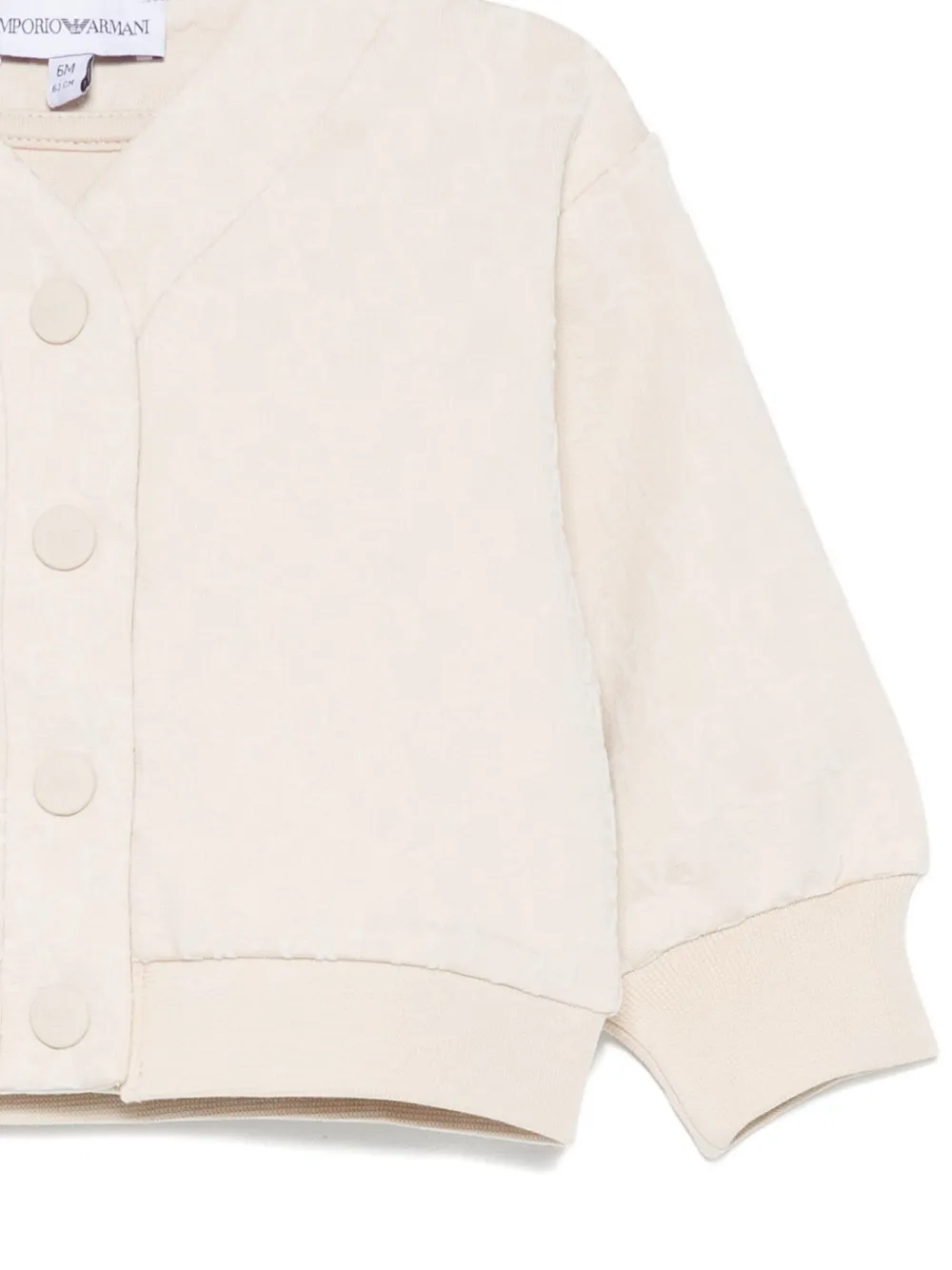 Emporio Armani Kids button-up cardigan Beige