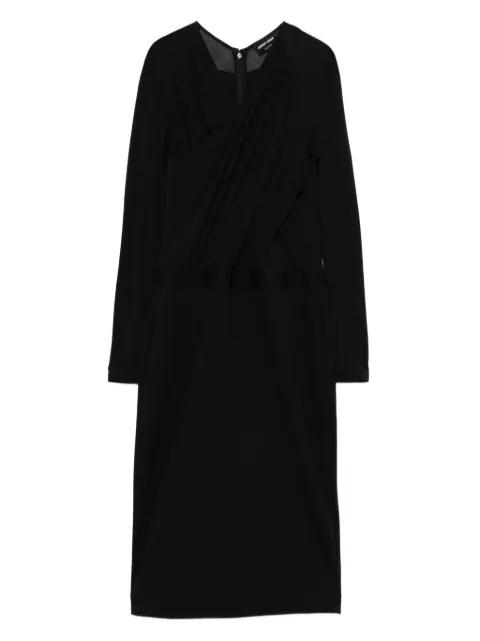 Giorgio Armani v-neck midi dress