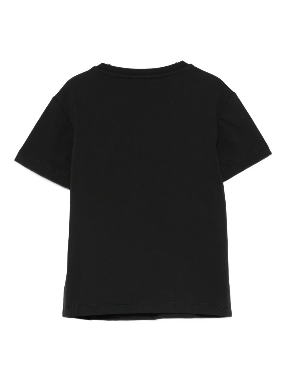 Emporio Armani Kids embroidered-logo T-shirt Blauw