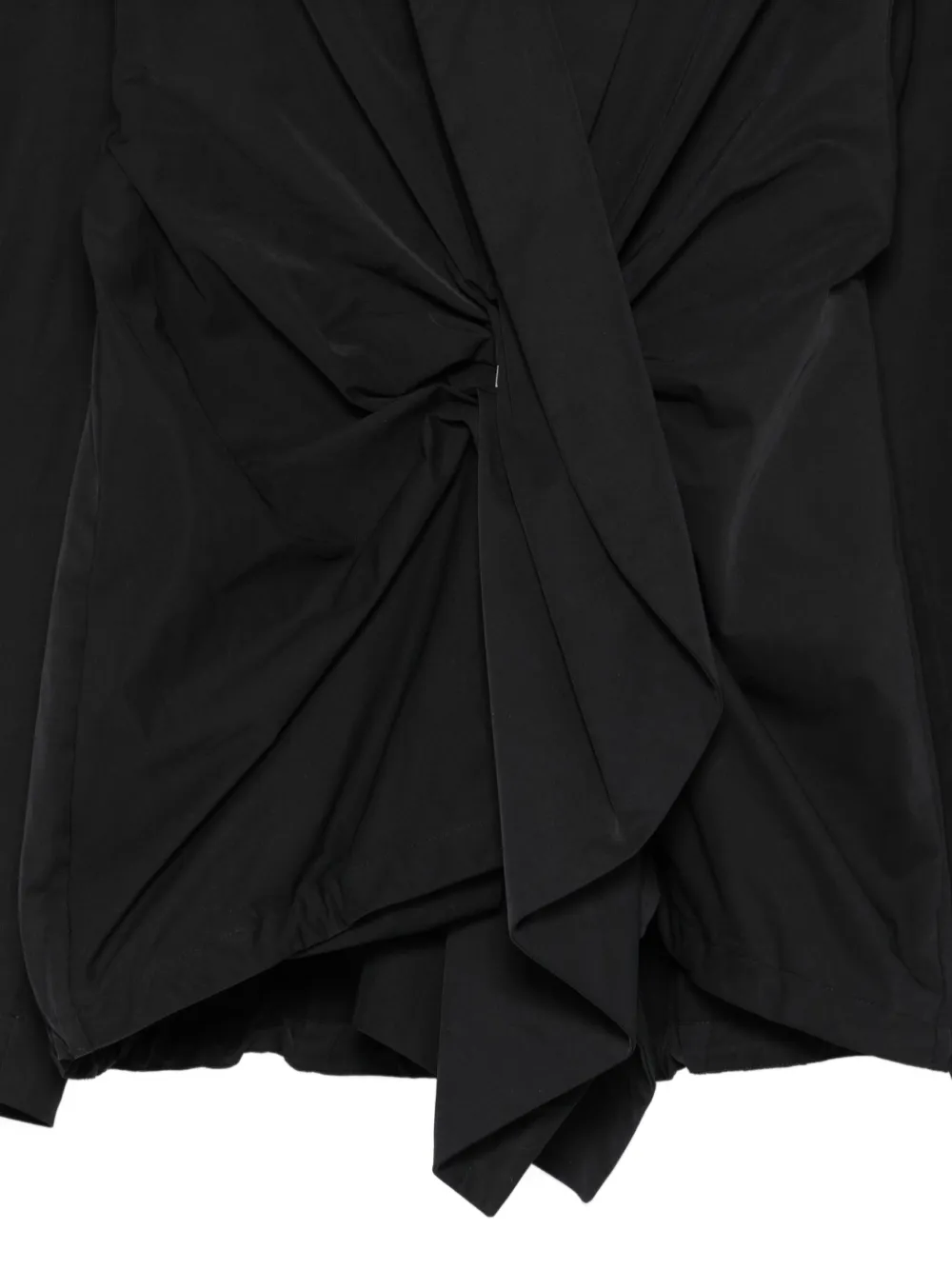 Pre-owned Dries Van Noten 2010s Draped-front Jacket In Black