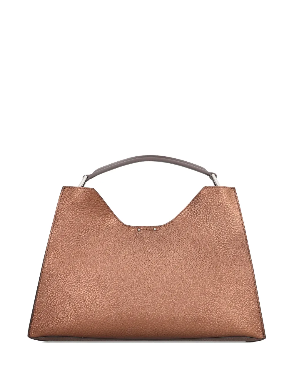 GIANNI CHIARINI Aurora leren shopper Bruin
