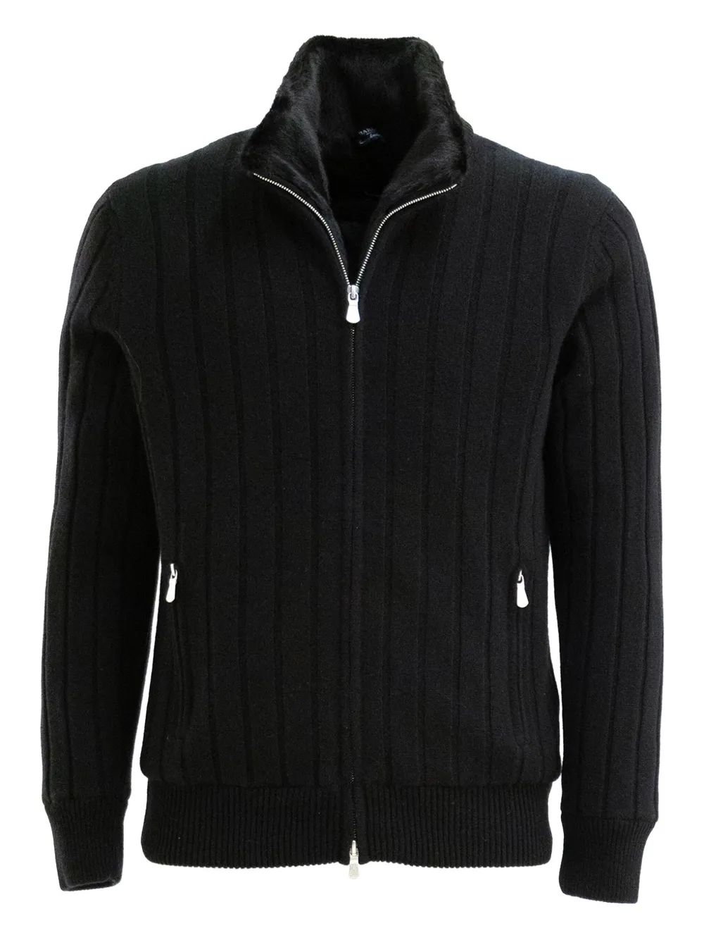 Barba ribbed jacket | Black | Image 1