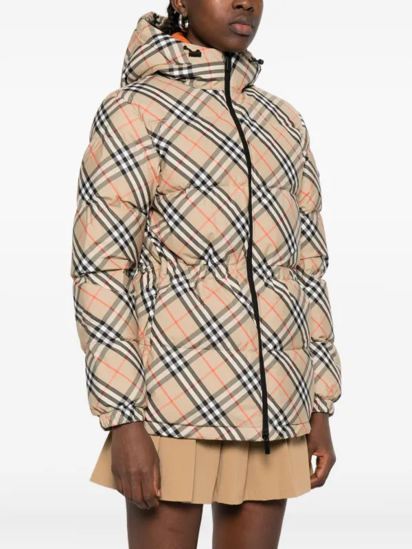 Burberry Jaqueta Xadrez Com Abotoamento | Neutro | FARFETCH BR