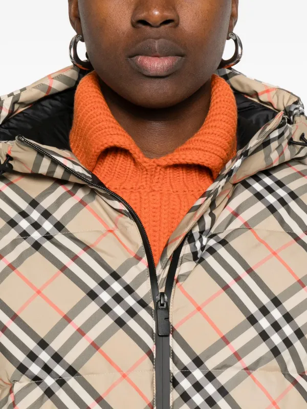 Burberry Jaqueta Xadrez Com Abotoamento | Neutro | FARFETCH BR
