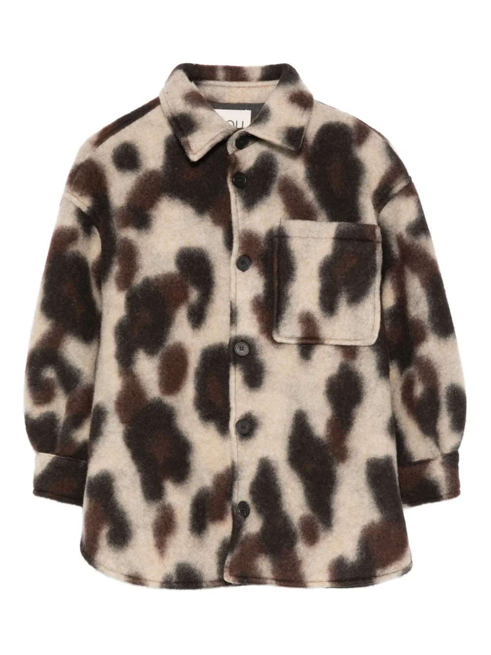 Douuod Kids Jack met dierenprint Beige
