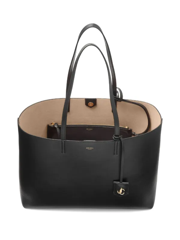 Jimmy Choo Nine2Five East-West Tote Bag | Black | FARFETCH RO