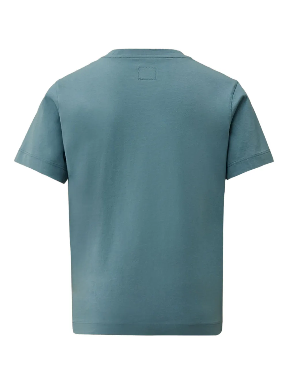 C.p. Company Logo-figure Short-sleeve T-shirt In Blue