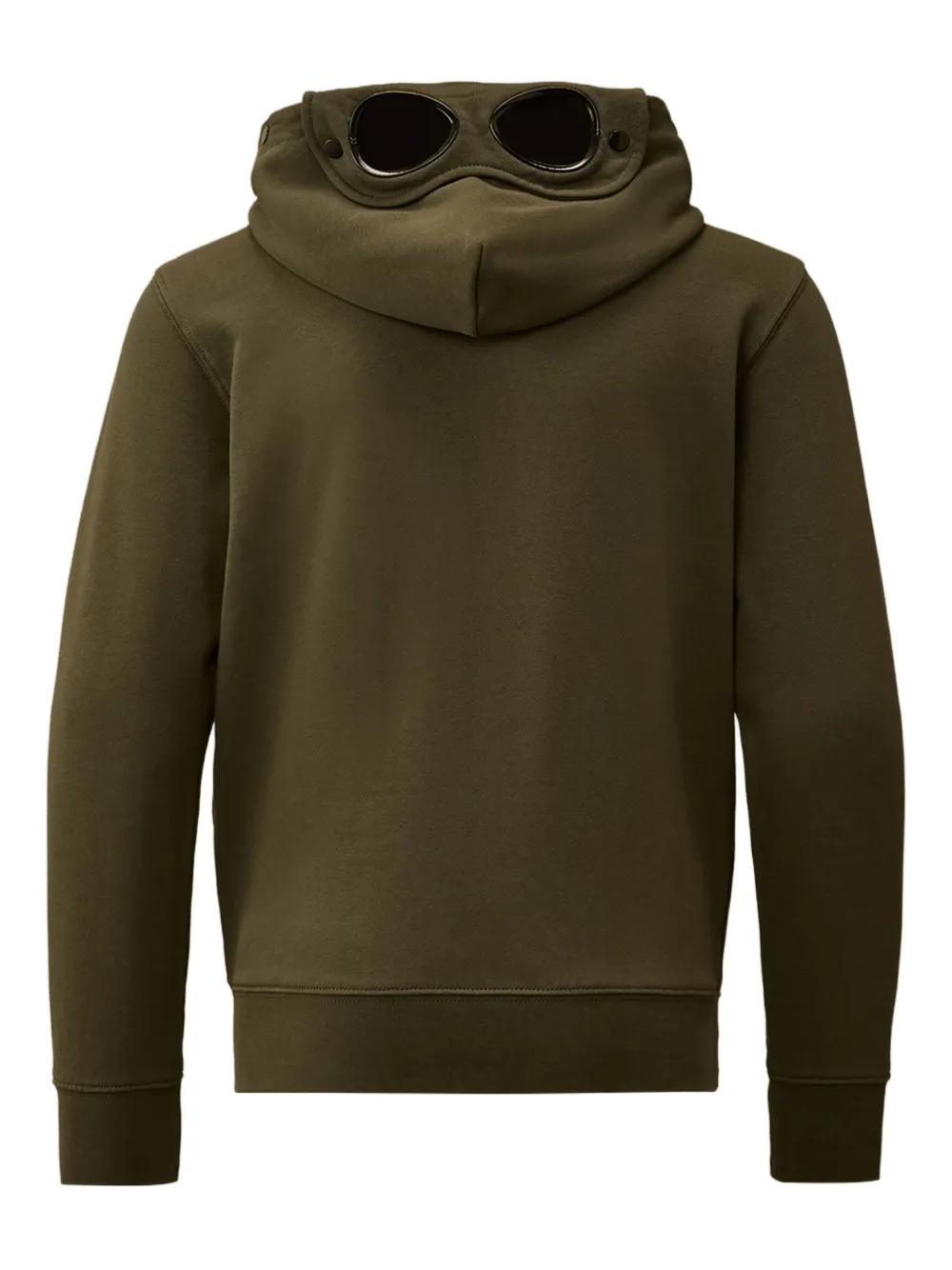 C.P. Company Kids ゴーグル ジップアップ パーカー | グリーン