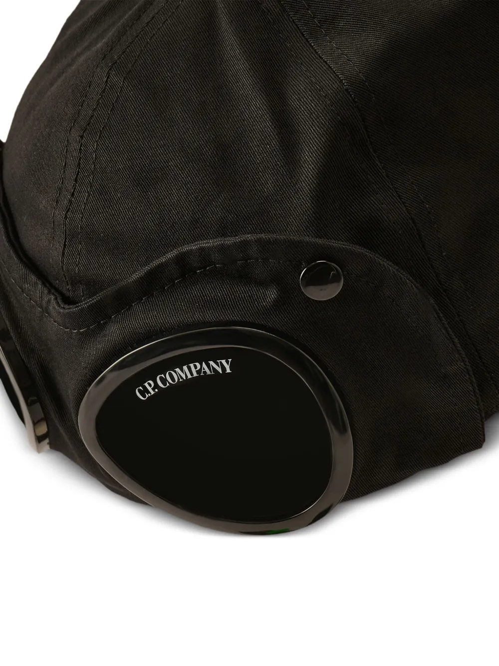 C.P. Company Kids Hoed met geborduurd logo Zwart