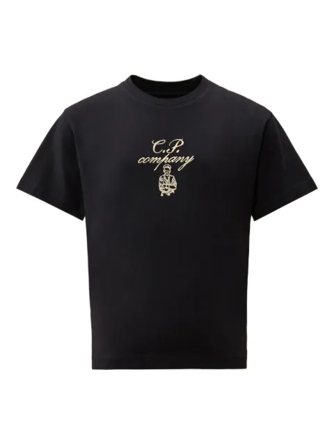 C.P. Company Kids playera con bordado gráfico
