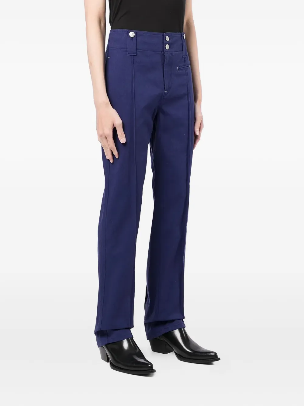 MARANT Straight plooibroek Blauw
